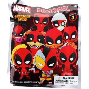 Monogram Marvel Deadpool (blind Bag/random) 3d Foam Bag Clips