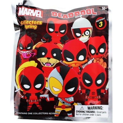 Monogram Marvel Deadpool (blind Bag/random) 3d Foam Bag Clips