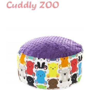Cuddly Zoo Detský taburet Medvedík fialový