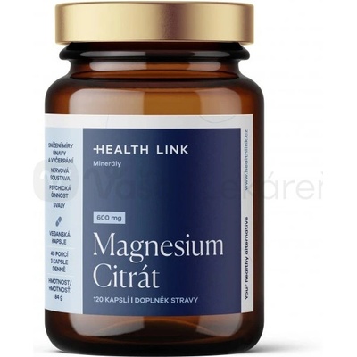 Health Link Magnezium Citrat 120 kapsúl
