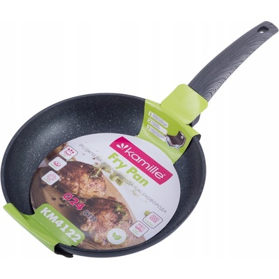 Kamille Tradiční pánev 24 cm s mramorovým povrchem