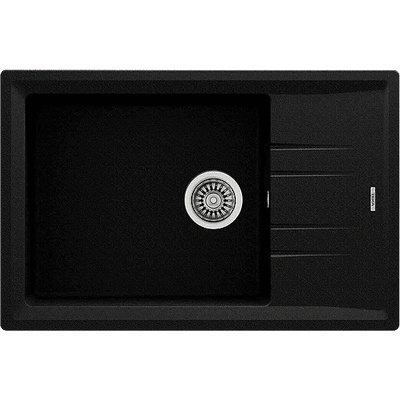 Teka Гранитна мивка, обръщаема, за шкаф 60 см Stone 60 S-TG ЧЕРЕН МЕТАЛИК (М.1023.ЧМ)