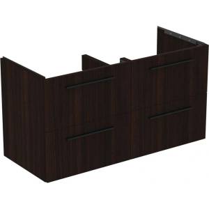 Ideal Standard i. life B висящ долен шкаф, кафяво дъбово покритие, 4 чекмеджета, 120 см (T5278NW)