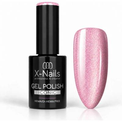 Iconic Gel lak Pink Aurora růžový se třpytem 5 g