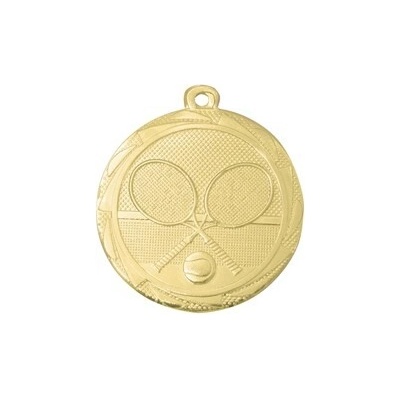 BS.ME113/G Medaila tenis pr.45 mm hr.2mm zlato zlato