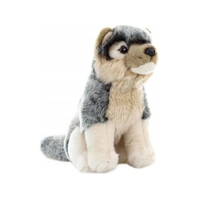 Vlk UNI TOYS lesní 21 cm