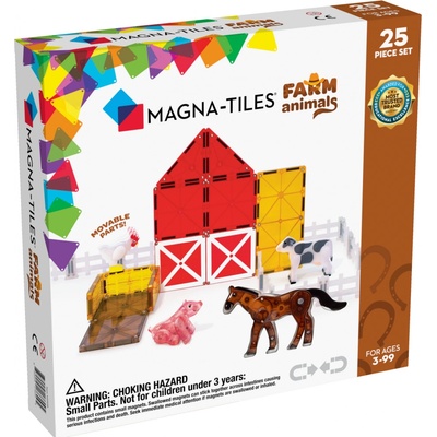 Magna-Tiles 25 - Zvířátka na farmě