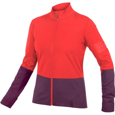 Endura FS260 Jetstream L/S aubergine dámský