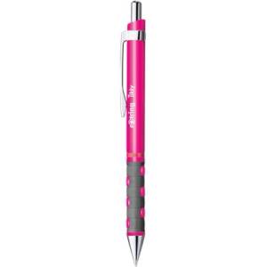 rOtring Химикалка, 0, 8 мм, с бутон, неоново розово тяло, rOtring "Tikky", синя NRR2205342 (NRR2205342)