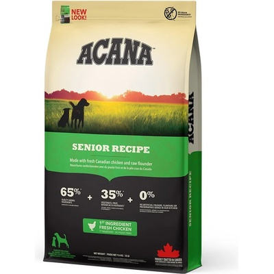ACANA Acana Heritage Senior Dog Храна за кучета, суха, за по-възрастни, 11.4 kg