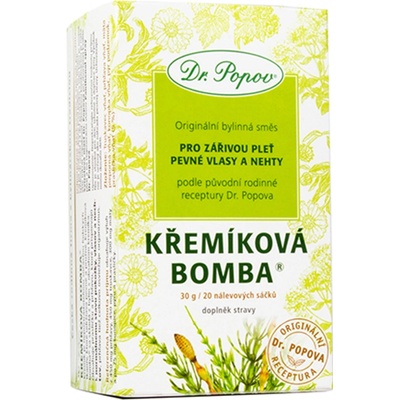 Dr.Popov Křemíková bomba čaj 20 x 1,5 g