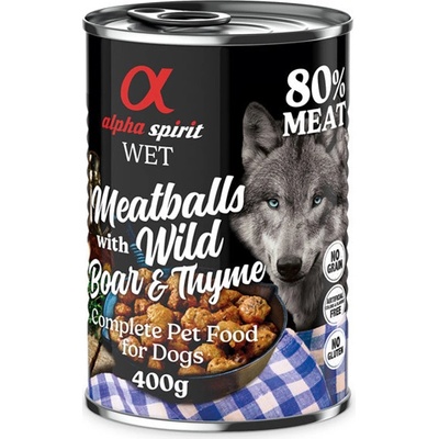 Alpha Spirit Meatballs s diviakom a tymiánom 400 g