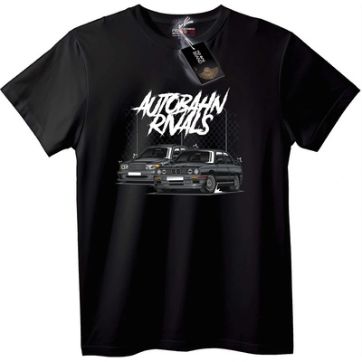 NOONEBRAND Тениска Autobahn Съперници - 2XL, Black