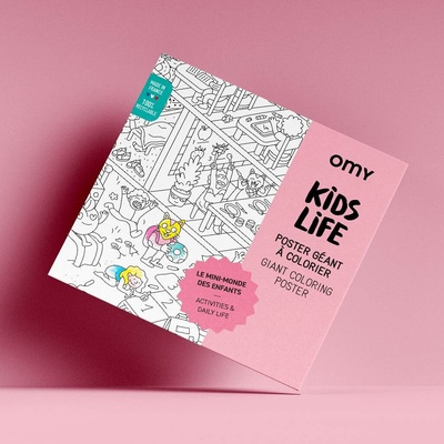 OMY Obří plakát k vybarvení – Kids Life