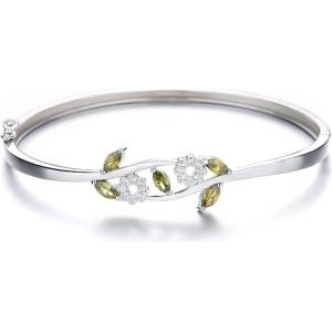 Silenti Jewelry Сребърна гривна "Природа