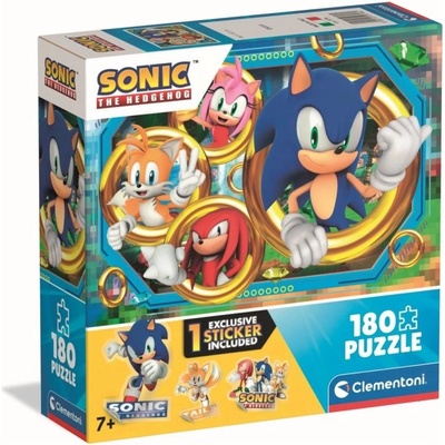 CLEMENTONI Ježek Sonic 180 dílků