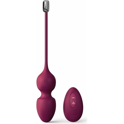 Dorcel Love Balls Plum, vibrační vaginální kuličky na dálkové ovládáni