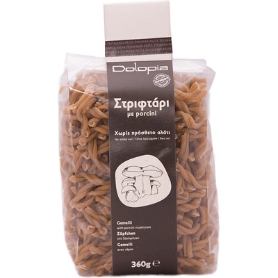 Dolopia Těstoviny gemelli s hříbky 360 g