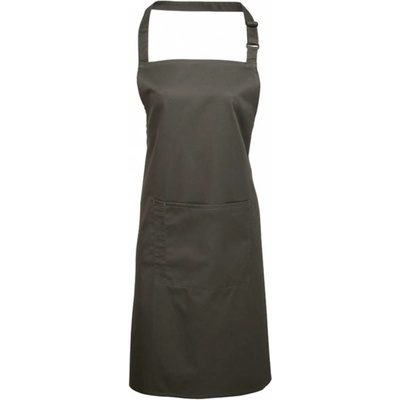 Premier Středně dlouhá zástěra s kapsou Chino ocelová modrá