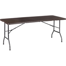 MultiGarden SZK-180B Skládací cateringový stůl 180 cm, hnědý