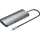 i-Tec USB-C Metal Nano 3x Display Dock, 2x HDMI 1x USB-C video + Power Delivery 140W C31NANOTRIPLEDOCKPD