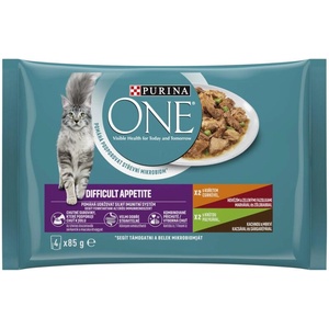 ONE Difficult Appetite chicken & turkey 4x85 g