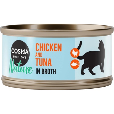Cosma Nature kuracie prsia a tuniak 6 x 70 g