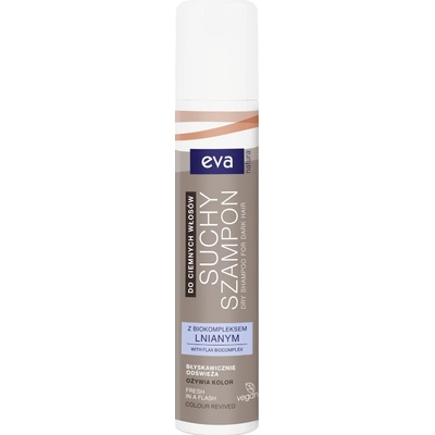 Eva Natura osvěžující suchý šampon pro tmavé vlasy 200 ml