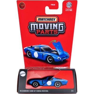 Matchbox Moving Parts Bizzarrini 5300 GT Corsa Revival