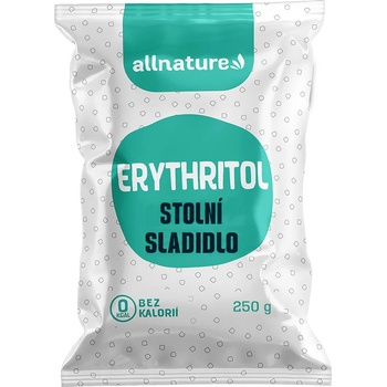 Allnature Erythritol sladidlo bez kalorií 250 g