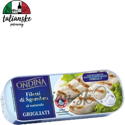 Ondina Makrela filety grilované naturale 120 g