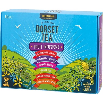 Dorset Tea Mix ovocných a bylinných čajov Malý box 30 vrecúšok 6 druhov