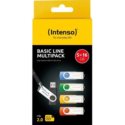 INTENSO Basic Line 5x 16GB 3503575