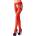 Cottelli Collection Legwear Suspender Tights 230316 Red S/M