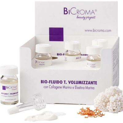 BiCroma BIO tekuté sérum pro péči pokožky prsou s mořským kolagenem 5 x 5 ml