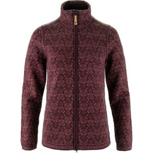 Fjällräven Дамско вълнено яке Fjällräven Women's Snow Cardigan Wool jacket - Port - размер XS (105-2209-1112)