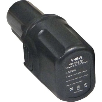 Image 1 of VHBW Батерия за DeWalt DC600, 3.6 V, 3.3 Ah (800107367)