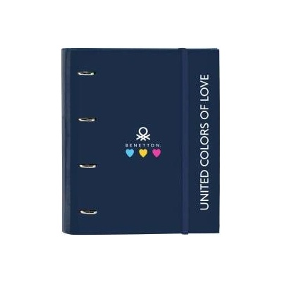 Benetton Папка с пръстени Benetton Love Морско син (27 x 32 x 3.5 cm)