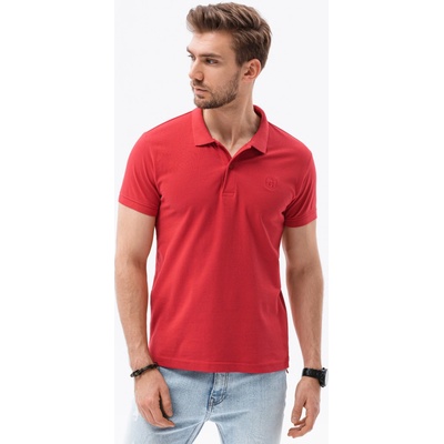 Ombre Polo tričko S1374 červené