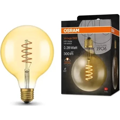 OSRAM Led ЛАМПА vintage 1906 led cl globe125 spiral gold 36/4w/820 ledvance (ledvance 4058075092136)