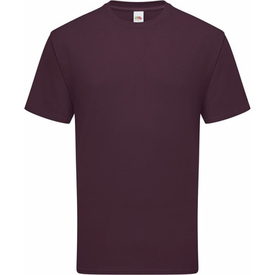Fruit of the Loom ICONIC 195 T pánské tričko z těžké bavlny fialová