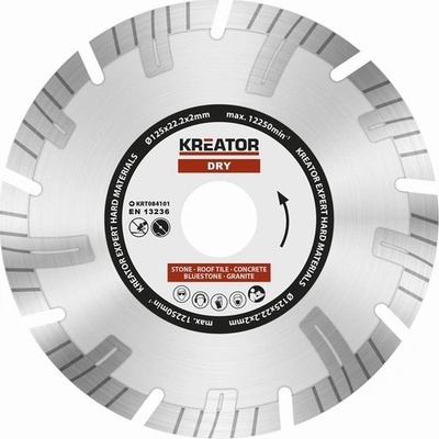 Kreator Diamantový kotouč segmentový 125 mm KRT084101