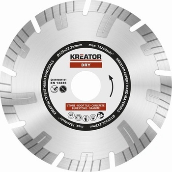 Kreator Diamantový kotouč segmentový 125 mm KRT084101
