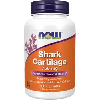 Image 1 of NOW Shark Cartilage 750 mg [100 капсули]