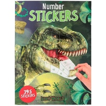 Number Stickers Dino World 8 motivů 395 samolepek