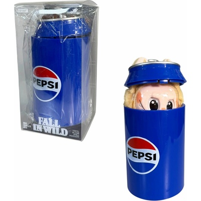 figúrka v štýle Labubu Pepsi v plechovke