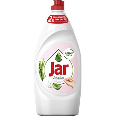 Jar Sensitive tekutý prostředek na nádobí Aloe Vera & Pink Jasmin 1350 ml – Hledejceny.cz