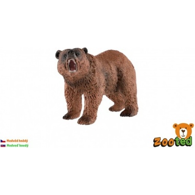 Teddies Medvěd hnědý zooted 12 cm