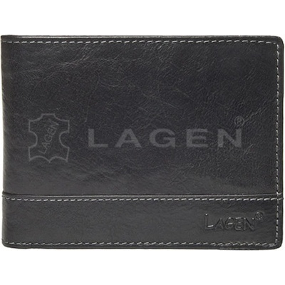 Lagen Pánská kožená LM 64665 T černá