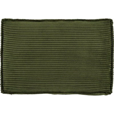 Kave HomeZelený manšestrový polštář Blok 40x60